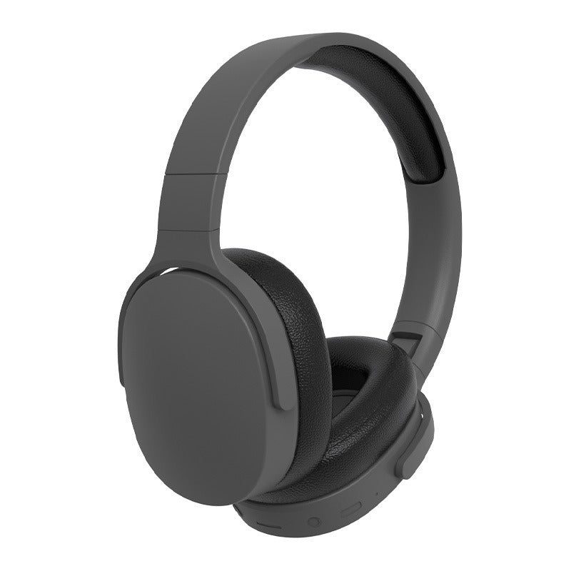 Wireless Bluetooth Noise Cancelling Headphones in grey with cushioned ear cups